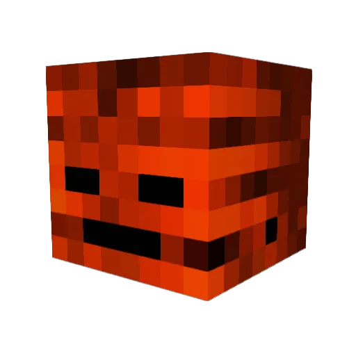 Rubenderweise Minecraft avatar head, 3D render