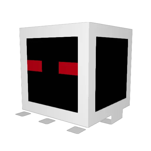 Rubenzk1 Minecraft avatar head, 3D render