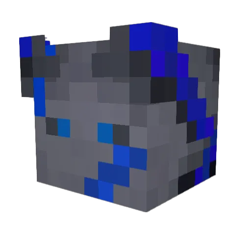 RubiCub Minecraft avatar head, 3D render