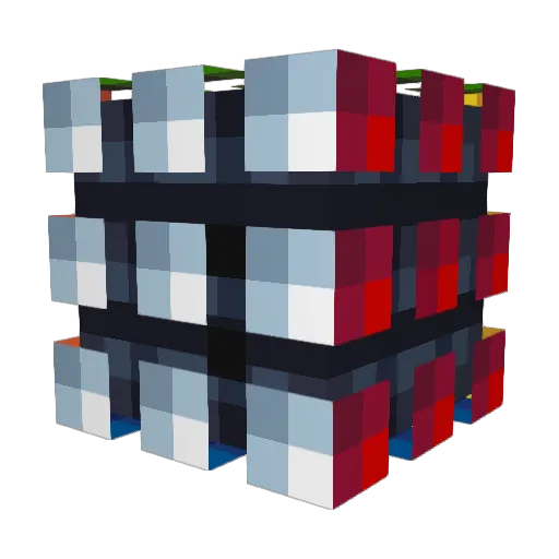 RubiksMastermind Minecraft avatar head, 3D render