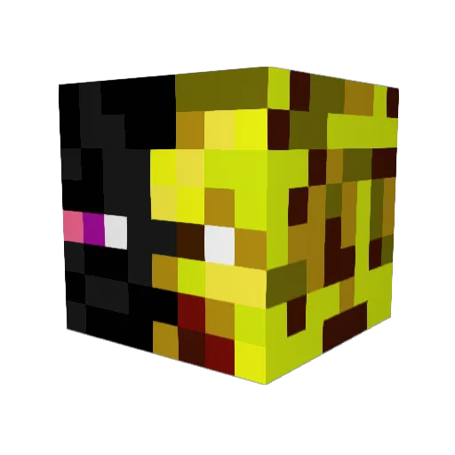 Rubinke321 Minecraft avatar head, 3D render
