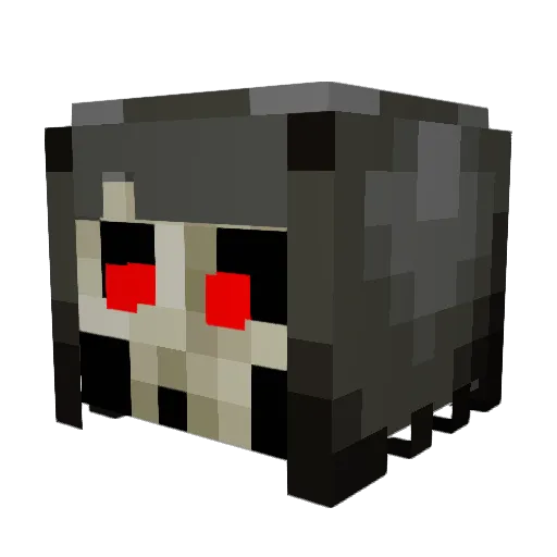 RubioLeon Minecraft avatar head, 3D render