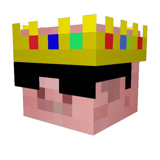 Rubixrules Minecraft avatar head, 3D render