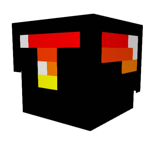 RubricalSpoon47 Minecraft avatar head, 3D render