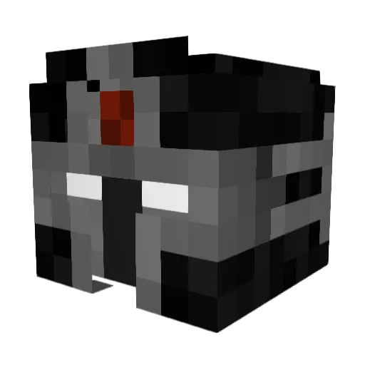 Rubricknight151 Minecraft avatar head, 3D render