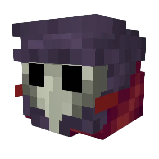 Ruby6404 Minecraft avatar head, 3D render