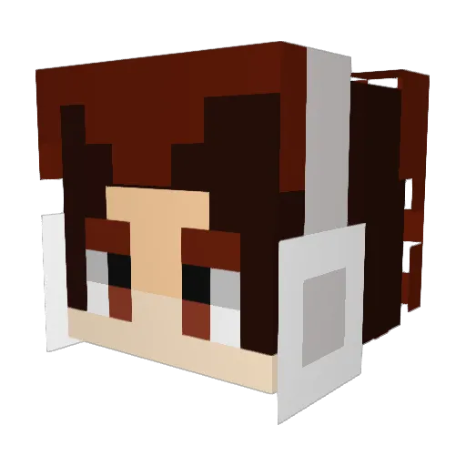 RubyGrace6375 Minecraft avatar head, 3D render