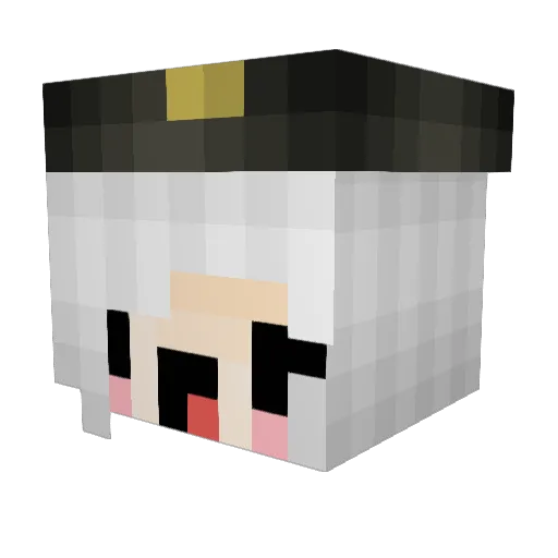 RubyLovesSamuel Minecraft avatar head, 3D render