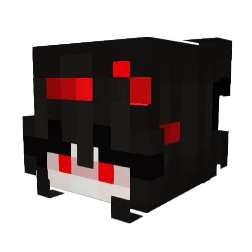 RubyNavv Minecraft avatar head, 3D render