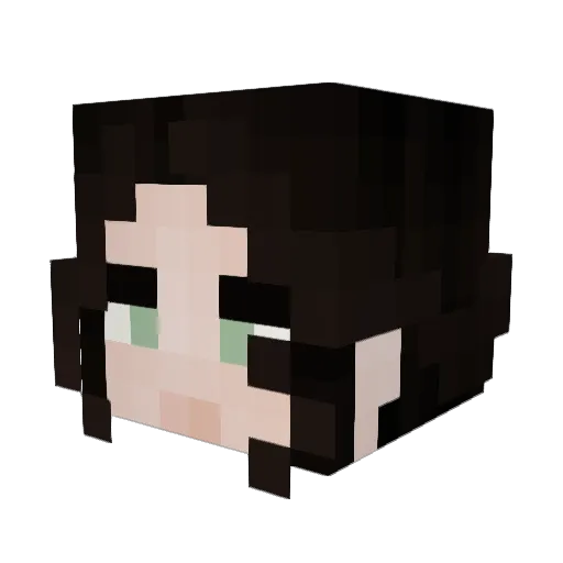 Ruby_IV Minecraft avatar head, 3D render