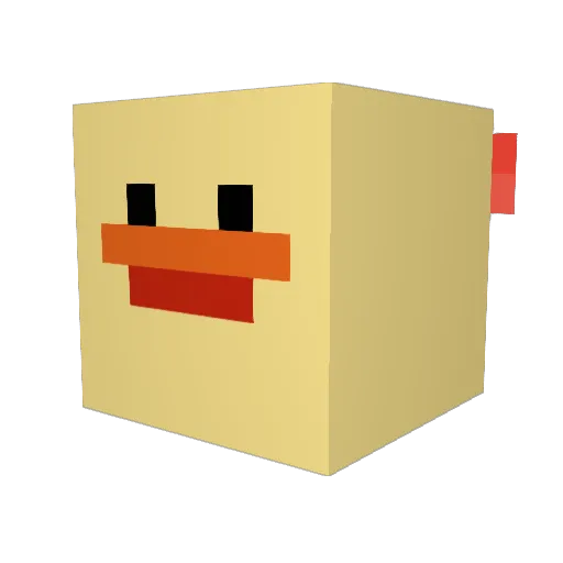 RudBrudi Minecraft avatar head, 3D render