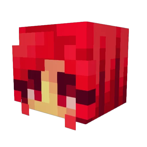 Ruda92 Minecraft avatar head, 3D render