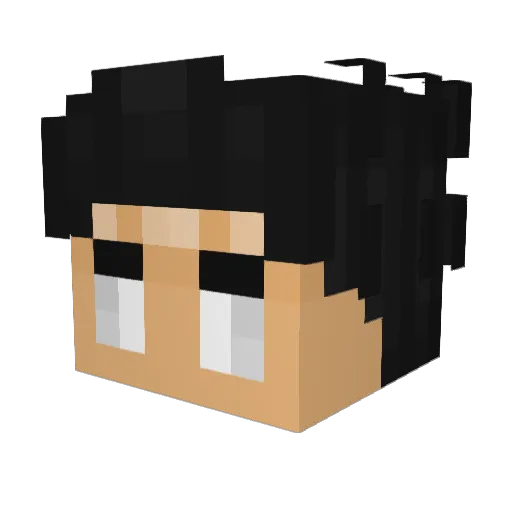 RudiBerta12 Minecraft avatar head, 3D render