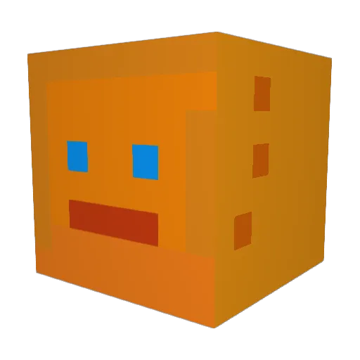 RudiGHG Minecraft avatar head, 3D render
