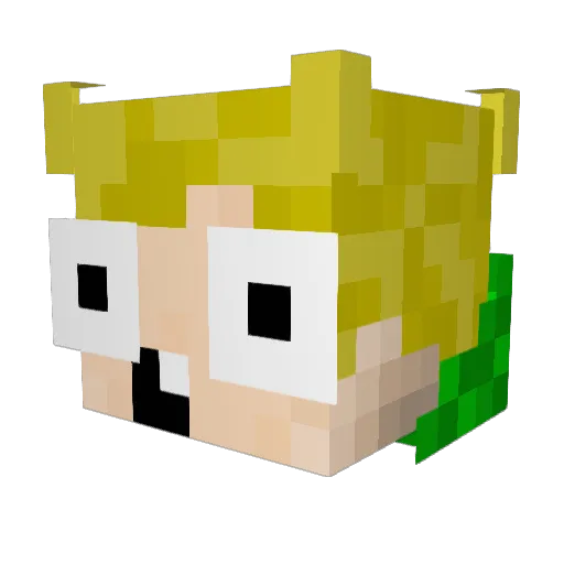 RudiWinkler_88 Minecraft avatar head, 3D render