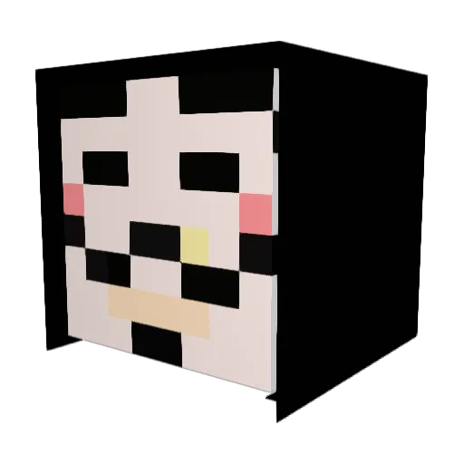 Rudigo Minecraft avatar head, 3D render