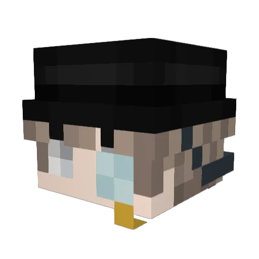 Rudnoskyy Minecraft avatar head, 3D render