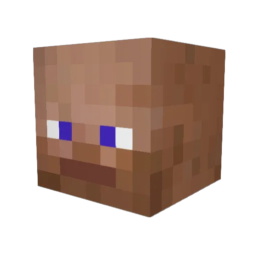 RudyBanan Minecraft avatar head, 3D render