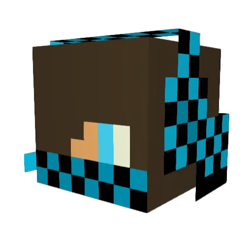 RudyBantog Minecraft avatar head, 3D render