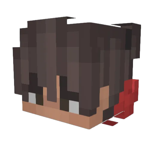 Rudy_194 Minecraft avatar head, 3D render