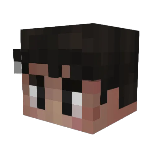 Rudy_TheBeast Minecraft avatar head, 3D render