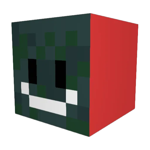 Rudysfuntime Minecraft avatar head, 3D render