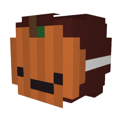 Rudzielec_ Minecraft avatar head, 3D render