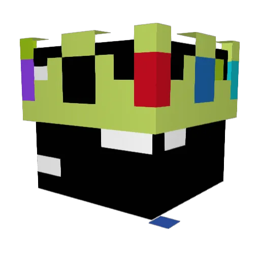 Rue6701 Minecraft avatar head, 3D render