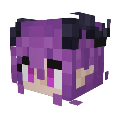 Ruesstudio Minecraft avatar head, 3D render