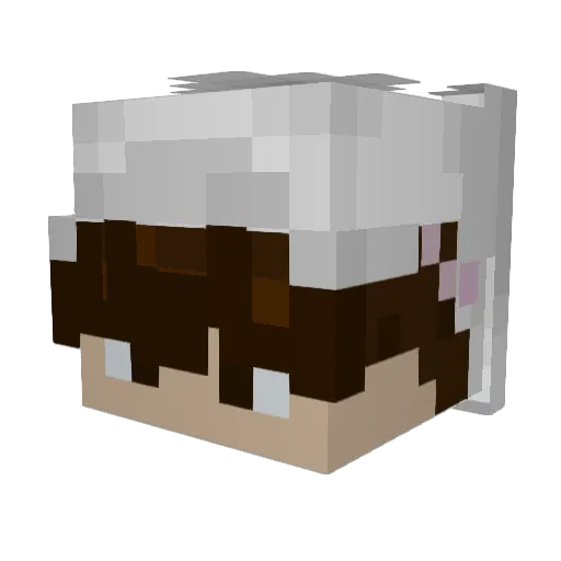 RufOwO Minecraft avatar head, 3D render