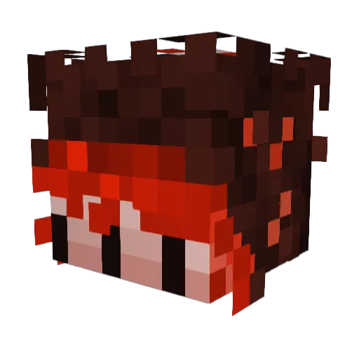 RuffTerrain Minecraft avatar head, 3D render