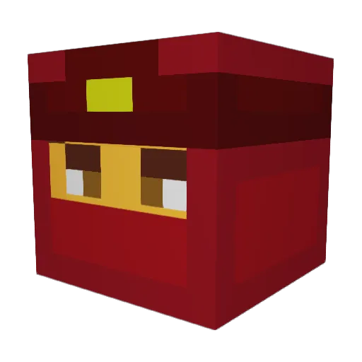 Ruffe0909 Minecraft avatar head, 3D render