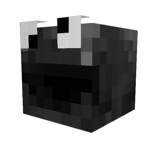 RufiMC Minecraft avatar head, 3D render