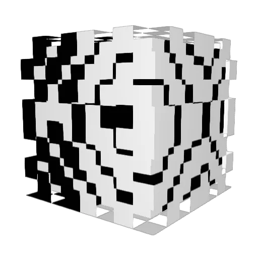 Rufian010 Minecraft avatar head, 3D render