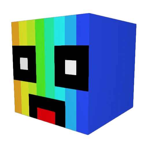 RufusThePro17 Minecraft avatar head, 3D render