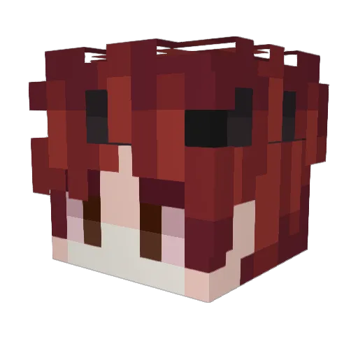 RufussDestroyerr Minecraft avatar head, 3D render