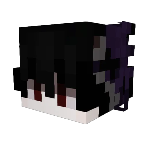 Rufz_ Minecraft avatar head, 3D render