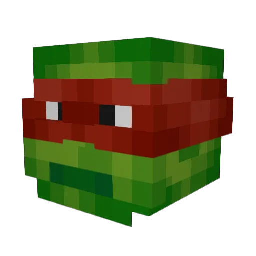 RugBug5 Minecraft avatar head, 3D render