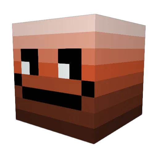 Ruggerboy006 Minecraft avatar head, 3D render
