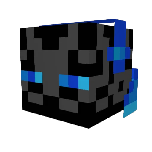 RuhKaan Minecraft avatar head, 3D render