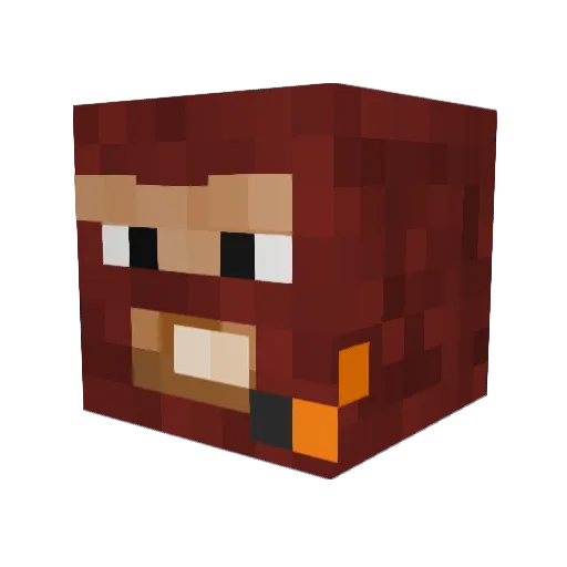 Ruin_Reid Minecraft avatar head, 3D render