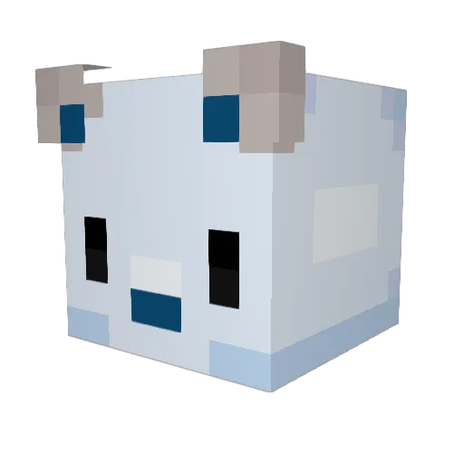 RuinedChimera37 Minecraft avatar head, 3D render
