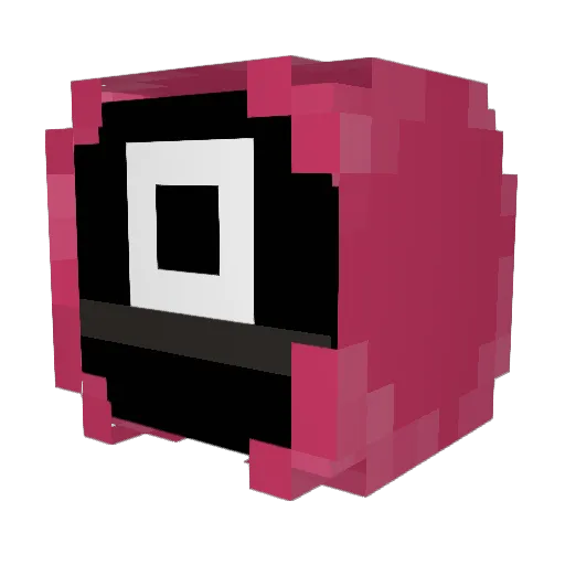 Ruinousvillain Minecraft avatar head, 3D render