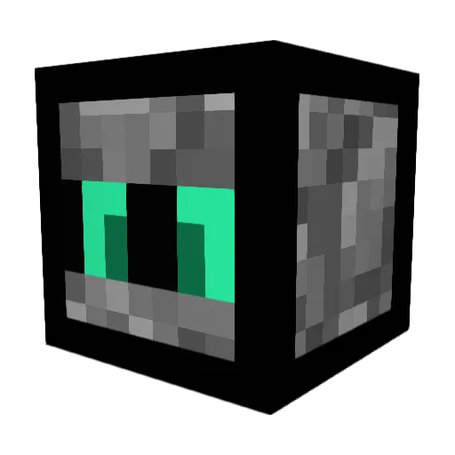 Rujuk Minecraft avatar head, 3D render