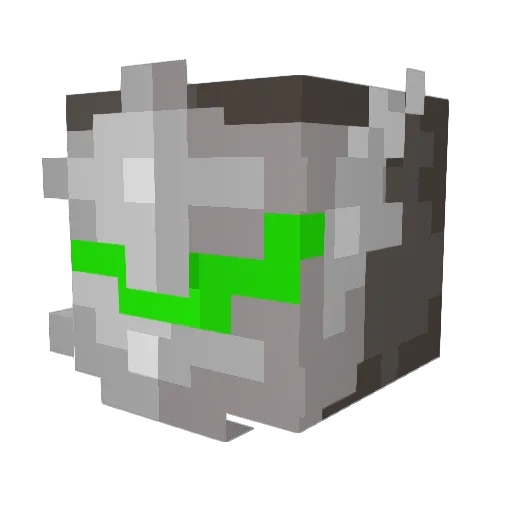 Rukt8 Minecraft avatar head, 3D render