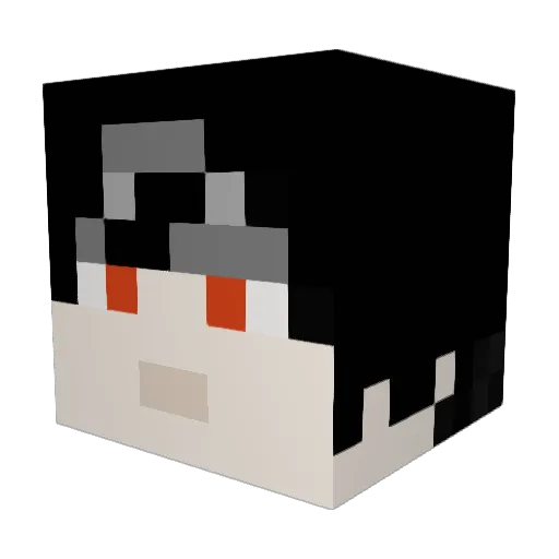 RuleZPT Minecraft avatar head, 3D render
