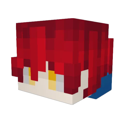 Rule_breaker_woo Minecraft avatar head, 3D render