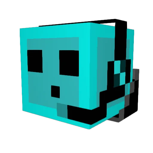Rulo13 Minecraft avatar head, 3D render