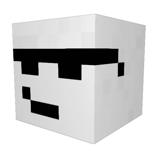 RuloGames14 Minecraft avatar head, 3D render