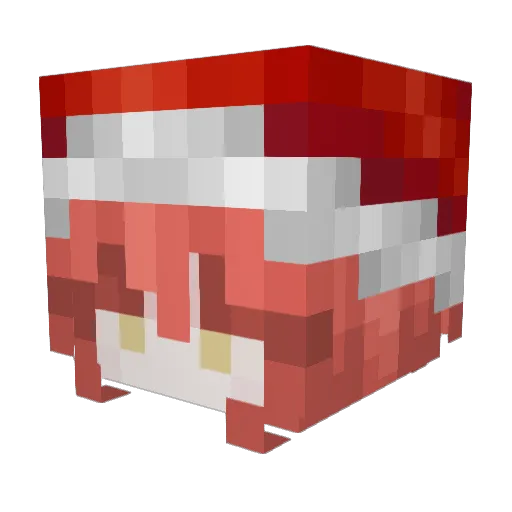 RulyEvening4081 Minecraft avatar head, 3D render